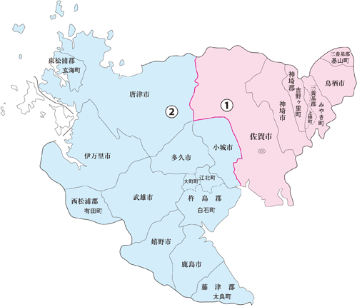 衆議院議員選挙　小選挙区図　改定後