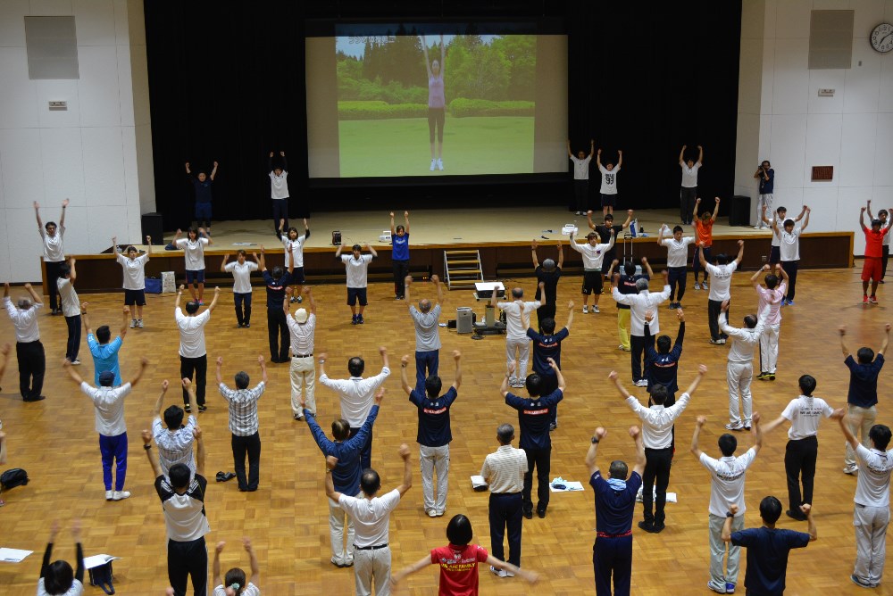 ラジオ体操の講習会 神埼市