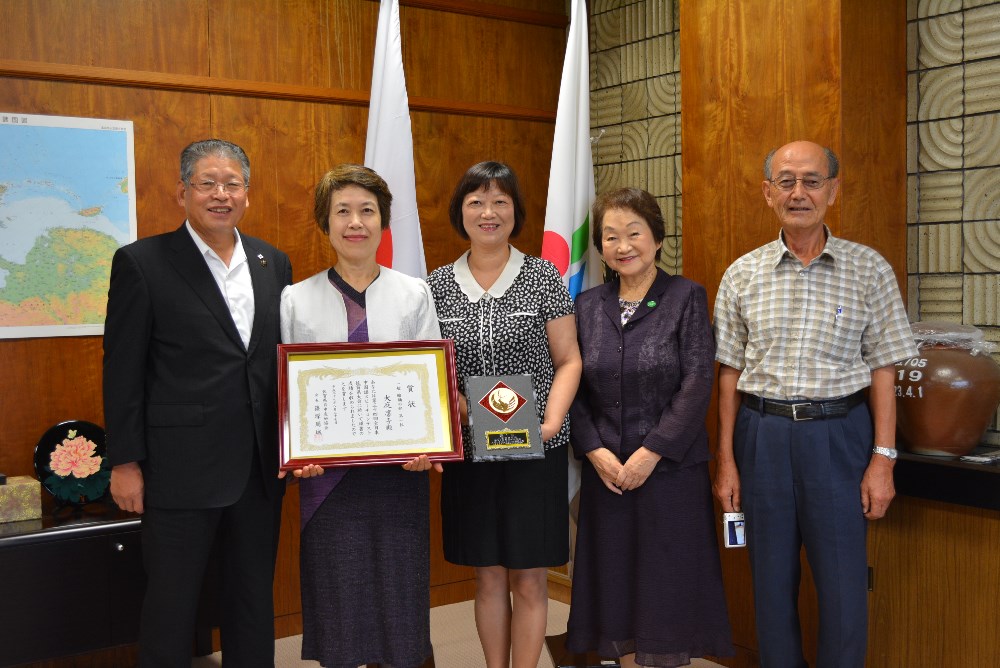 日中友好協会神埼支部市長表敬