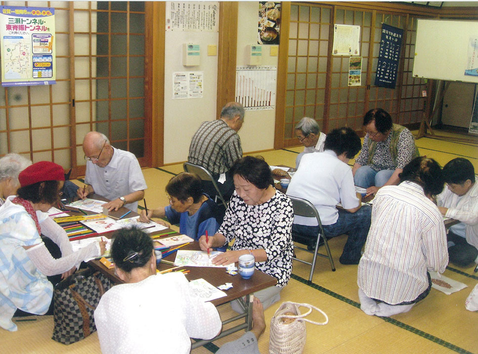 小渕老人クラブ作業風景