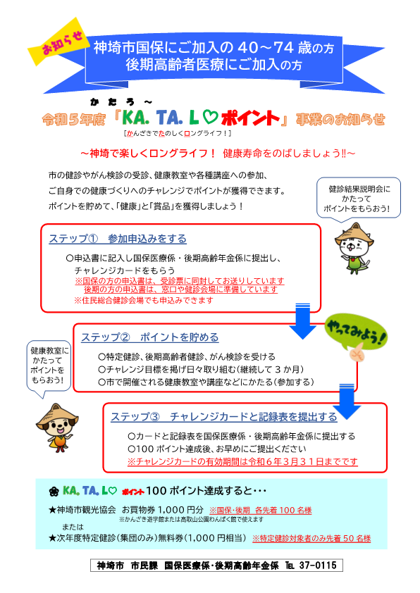 KA.TA. LOポイント事業ポスター