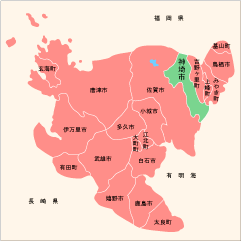 佐賀県地図